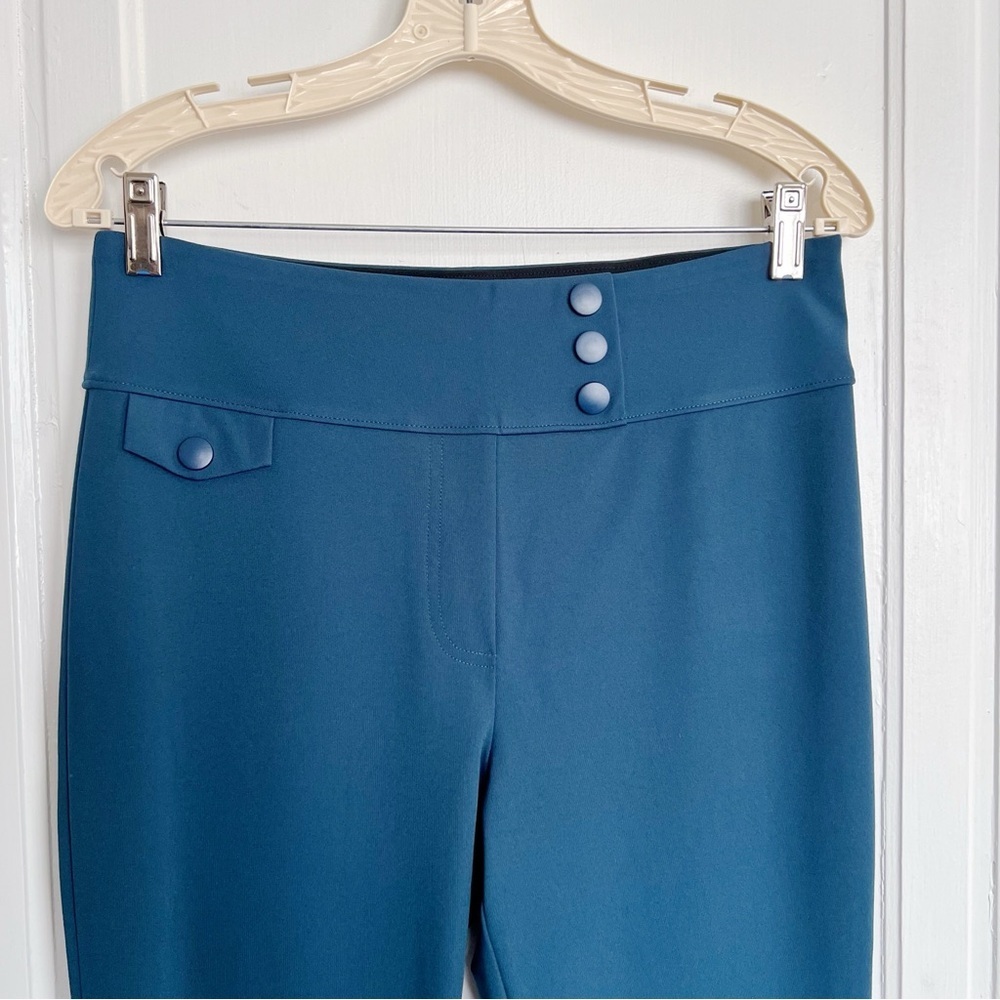 The Cause Collection • Paseo Stretch-Flare Pant colorblock teal black bootcut - Picture 3 of 9